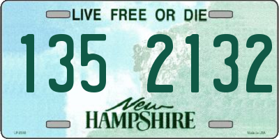 NH license plate 1352132