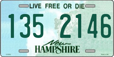 NH license plate 1352146