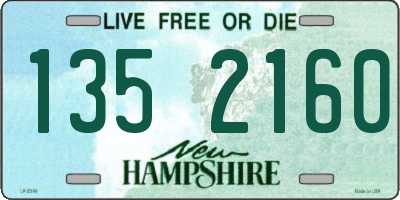 NH license plate 1352160