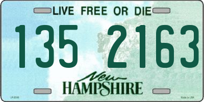 NH license plate 1352163