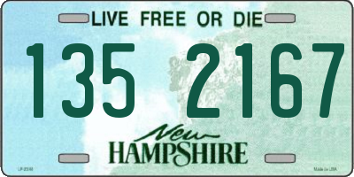 NH license plate 1352167