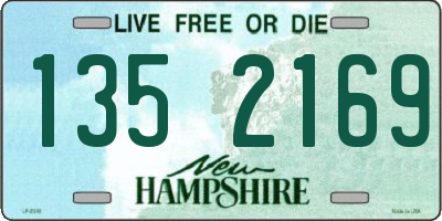 NH license plate 1352169