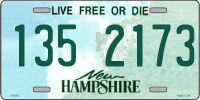 NH license plate 1352173