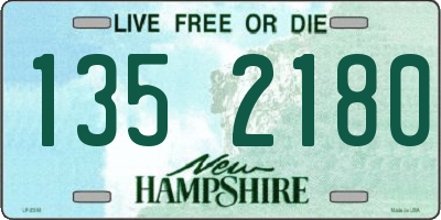 NH license plate 1352180