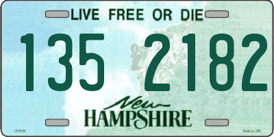 NH license plate 1352182