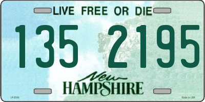 NH license plate 1352195