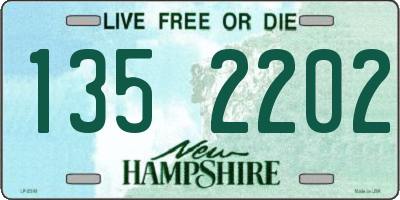 NH license plate 1352202