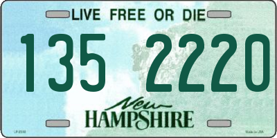 NH license plate 1352220