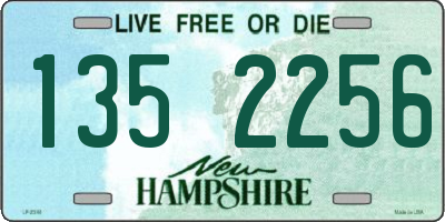 NH license plate 1352256