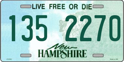NH license plate 1352270