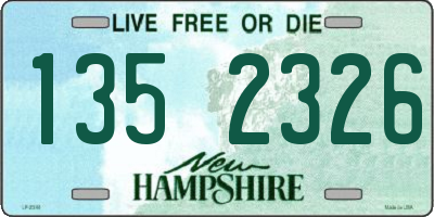 NH license plate 1352326