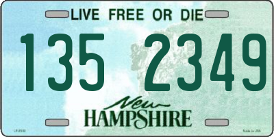 NH license plate 1352349