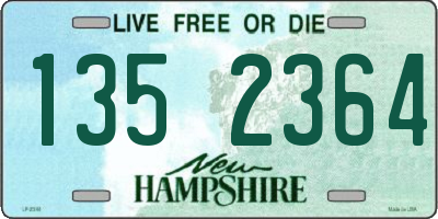 NH license plate 1352364
