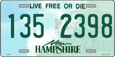 NH license plate 1352398