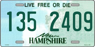 NH license plate 1352409