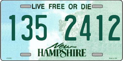 NH license plate 1352412