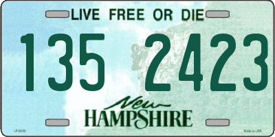 NH license plate 1352423