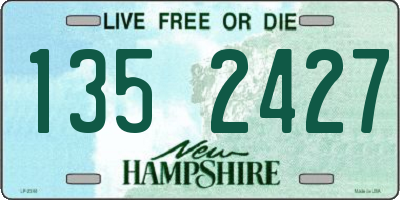 NH license plate 1352427