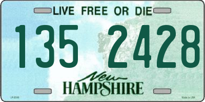 NH license plate 1352428