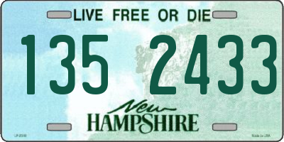 NH license plate 1352433