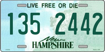 NH license plate 1352442