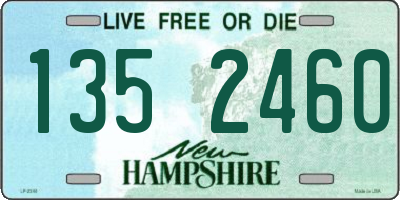 NH license plate 1352460