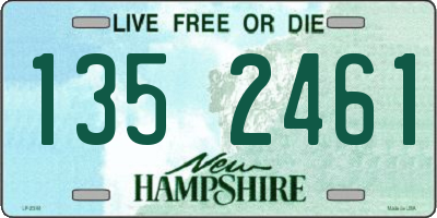 NH license plate 1352461