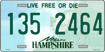 NH license plate 1352464