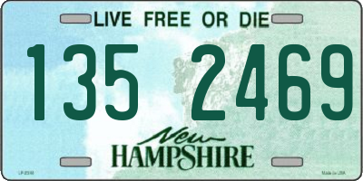 NH license plate 1352469