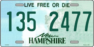 NH license plate 1352477