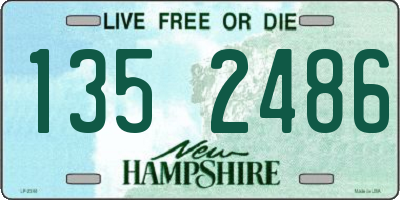 NH license plate 1352486