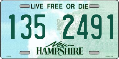 NH license plate 1352491