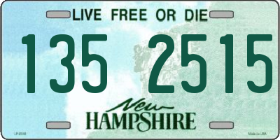 NH license plate 1352515