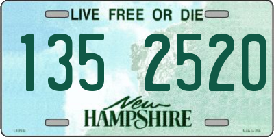 NH license plate 1352520