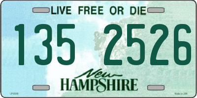 NH license plate 1352526