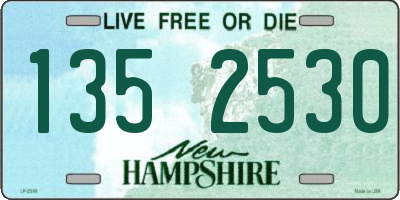 NH license plate 1352530