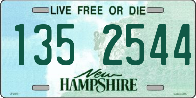 NH license plate 1352544