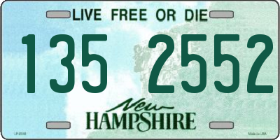 NH license plate 1352552
