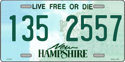 NH license plate 1352557