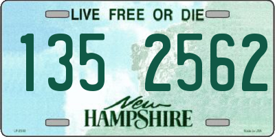 NH license plate 1352562