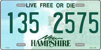 NH license plate 1352575