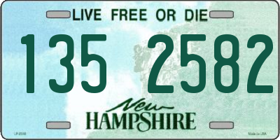 NH license plate 1352582