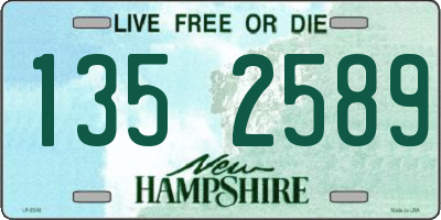 NH license plate 1352589