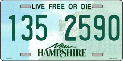NH license plate 1352590
