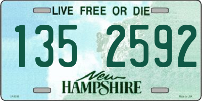 NH license plate 1352592