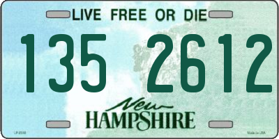 NH license plate 1352612