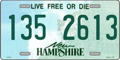 NH license plate 1352613