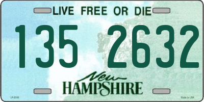 NH license plate 1352632