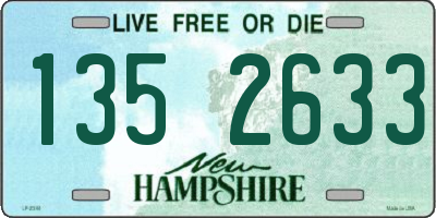 NH license plate 1352633