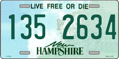 NH license plate 1352634